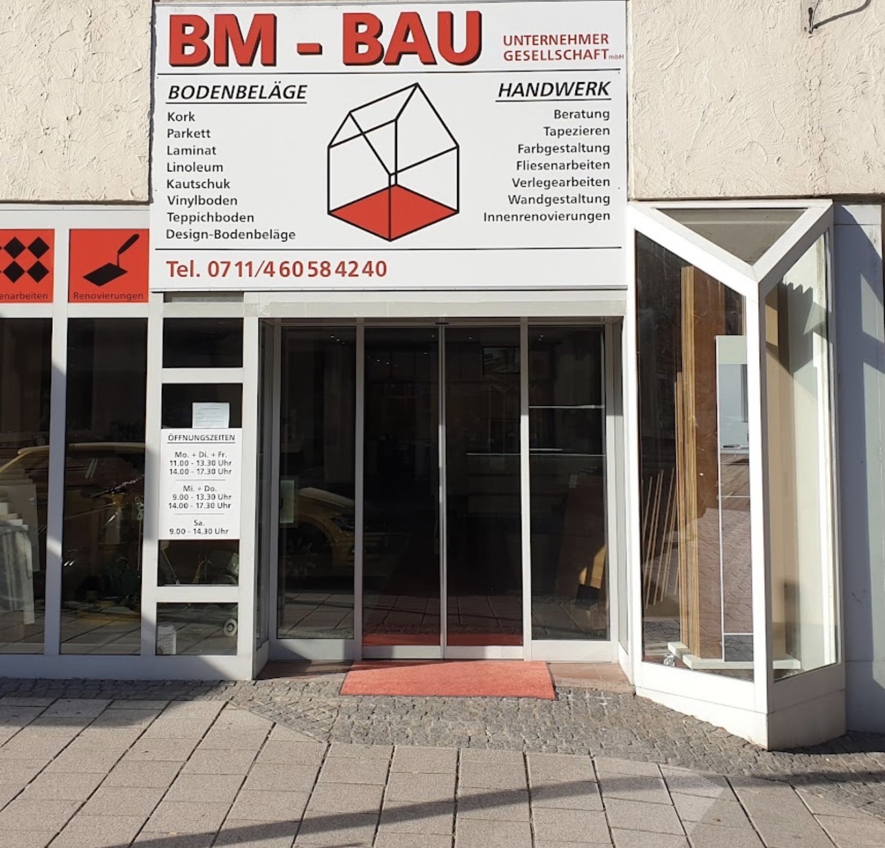 BM-BAU Showroom Stuttgart-Feuerbach – Bodenbeläge und Handwerk erleben